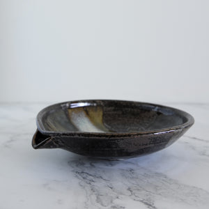 Three Aya Glaze Katakuchi Bowl