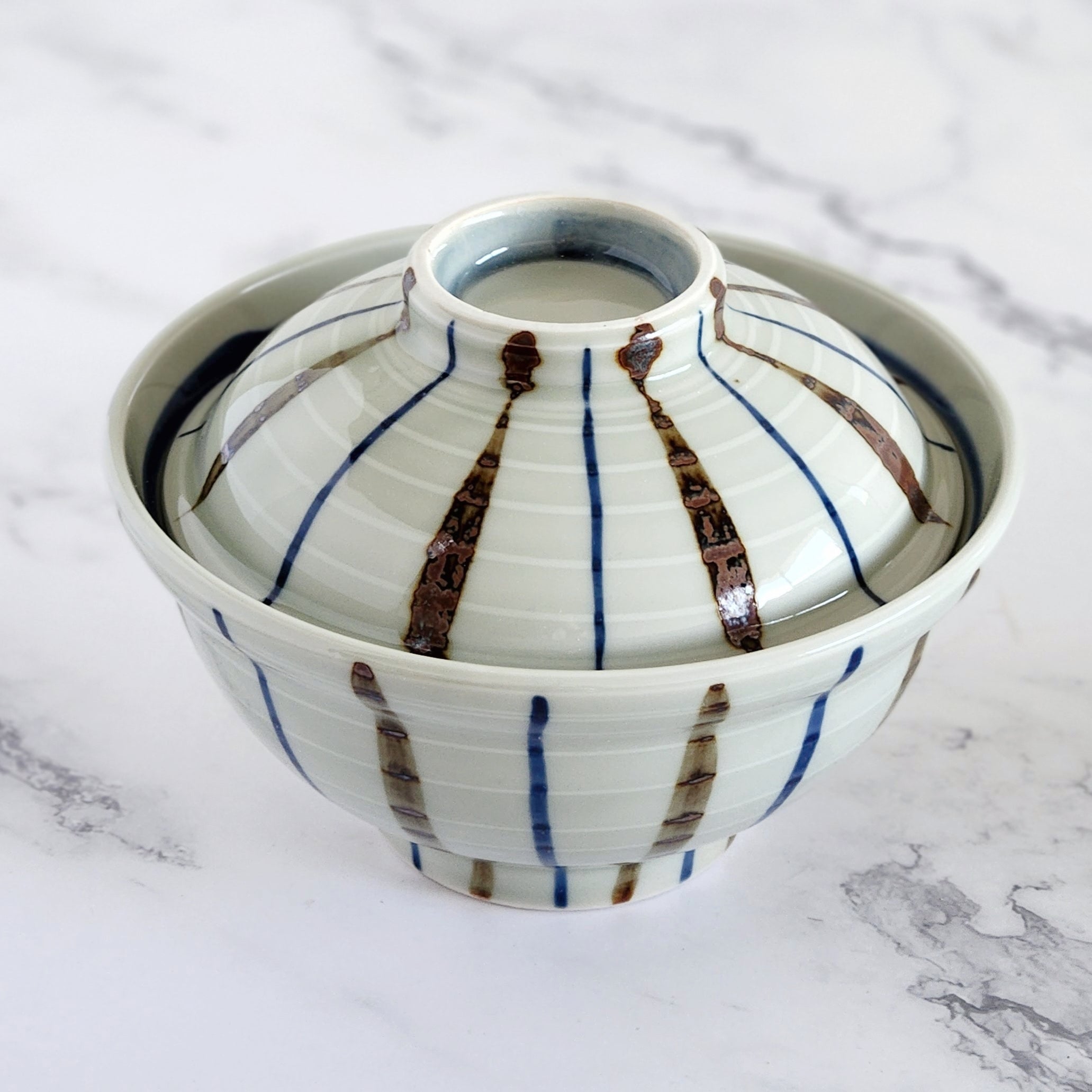 Tokusa Donburi Bowl with Lid