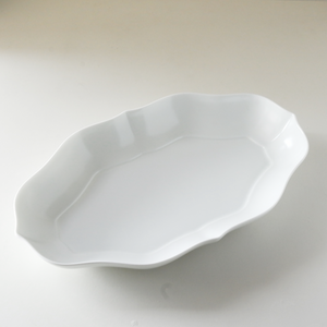 Miyama Tsudoi Tableware - White Rotana Serving Plate