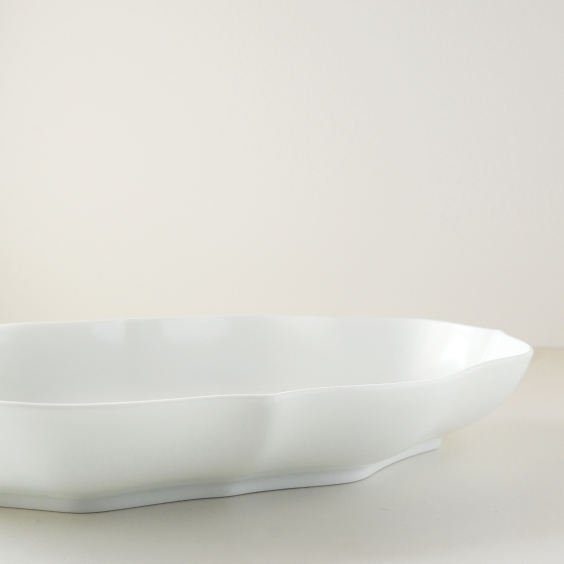 Miyama Tsudoi Tableware - White Rotana Serving Plate