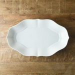 Load image into Gallery viewer, Miyama Tsudoi Tableware - White Rotana Serving Plate
