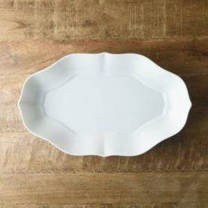 Miyama Tsudoi Tableware - White Rotana Serving Plate