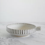 Load image into Gallery viewer, White Tokusa Katakuchi Serving Bowl
