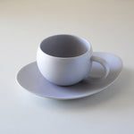 Load image into Gallery viewer, Yui Tea Cup &amp; Saucer (light grey)
