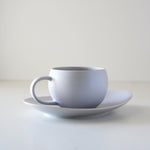 Load image into Gallery viewer, Yui Tea Cup &amp; Saucer (light grey)
