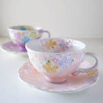 Load image into Gallery viewer, Floral Seto Coffee Cup &amp; Saucer
